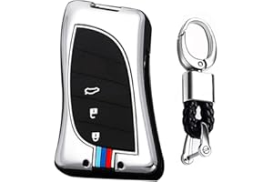 TECART Etui na klucze pasuje do Lexus GX ES NX brelok obudowa klucza akcesoria ochraniacz 3/4 przyciski