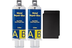 EIGTWEN AB metallkleber，160g metallkleber extra stark，flüssigmetall hitzebeständig Geeignet für die Reparatur von Oberflächenrissen und -ausbrüchen in Metall, Edelstahl, Kunststoff, Holz, Keramik usw