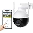 SriHD 4K UHD 4MP Smart CCTV Camera WiFi IP Home Security Camera Rotating Pan & Tilt 2 Way Talk Color Night Vision AI Auto Tracking Humanoid Motion Detection Outdoor CCTV IP Camera