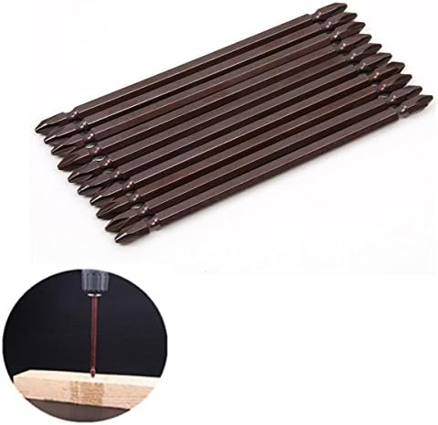 《Clearance Sale ! 》SROL 10pcs Screwdriver Bit Set PH2 x Φ4.5 mm x 150mm Magnetic Double Cross Head S2 Alloy Steel Phillips Screw Driver Kit