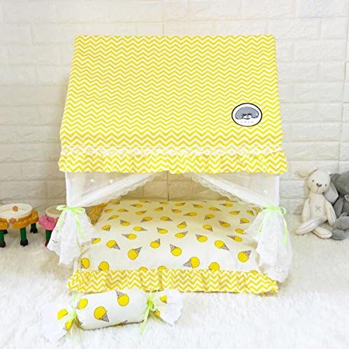 Cat nest Washable Cat house Bomei Bichon Teddy Pet princess bed Closed kennel Winter warm Pet tent , 003 , XXL