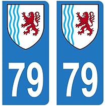 Lot De 4 Autocollants 63 Puy De Dôme Noir - Dimensions Plaque Immatriculation, Résistants Aux Intempéries