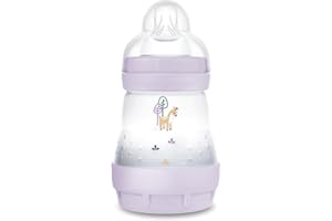 MAM Biberon Easy Start/Anti-Colique - 160ml - Lilas - Tétine Débit 1