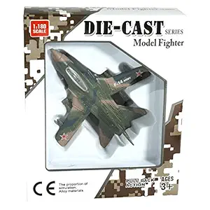 HALF TICKET - Die-Cast Fighter Jet Model Alloy Metal Pull Back Action Army Aeroplane Kids Toy