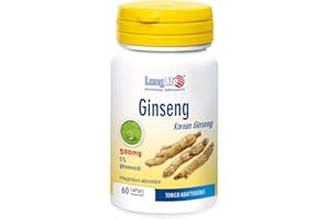 KAXILU Longlife Ginseng 5% Integratore Energetico 60 Capsule