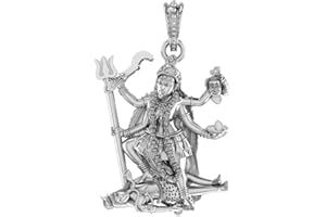 Mtrolls Pendentif déesse Kali Maa en argent sterling 925 - 3 g - 600565903 - Petit modèle - Argent sterling, Small, Argent sterling