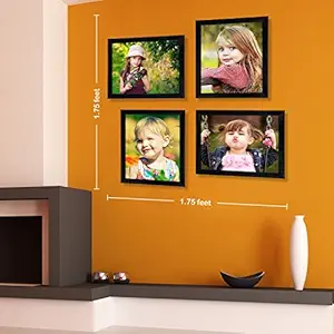 Ajanta Royal Classic Set Of 4 Individual Photo Frames (4-8X10 Inch) : A-75A (Black)