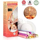 Vielzahl Effekten von ISUDA Ohrenkerzen - Die Freisetzung ätherischer Öle während des Verbrennungsprozesses, das Hören des Klangs der Ohrkerzen, kombiniert mit einer Ohrmassage können entspannen, den Schlaf verbessern und die Stimmung beruhigen. Es kann auch Symptome wie Tinnitus und Juckreiz lindern und Kopfschmerzen lindern.