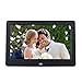 Produktbild Garsent Digital Bildrahmen, 10 Zoll Hohe Auflösung Fotorahmen mit Werbung Maschine Wecker MP3 MP4 Funktion mit Fernbedienung (Schwarz)