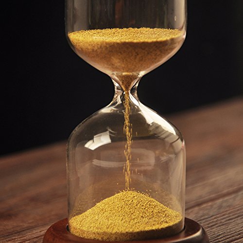 saibang Neues Design Holz Ständer 2 Minuten Sanduhr Sand Timer Home Décor für Weihnachten Geburtstag Geschenk - 2