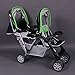 Exclusive Tandem - Twin Pram green - BambinoWorld