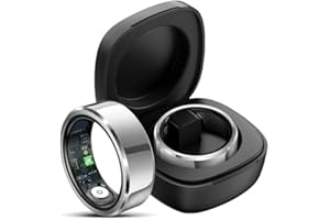 FINDTIME Smart Ring Fitness Tracker for Men Women Fitness Ring Pedometer Heart Rate Blood Pressure Blood Oxygen Sleep Monitor Activity Tracker for Sport Distance, Calories Compatible with Android iOS,Silver#18