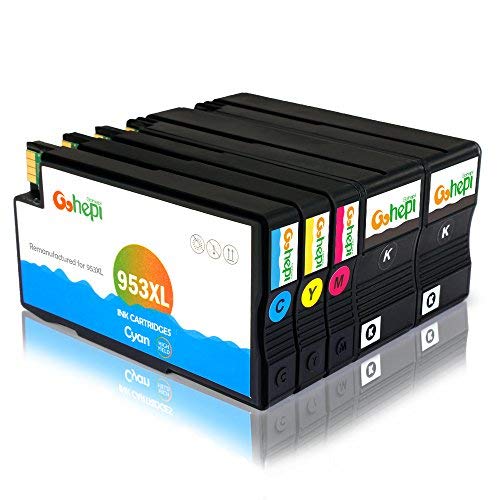 Gohepi 953XL Compatible para Cartuchos de tinta HP 953XL 953 HP OfficeJet Pro 8740 8710 8720 8730 8728 7740 8725 8218 8715 8718 8719 - 2 Negro Cian Magenta Amarillo Juego de 5 reviews Gohepi 953XL Compatible para Cartuchos de tinta HP 953XL 953 HP OfficeJet Pro 8740 8710 8720 8730 8728 7740 8725 8218 8715 8718 8719 - 2 Negro Cian Magenta Amarillo Juego de 5
