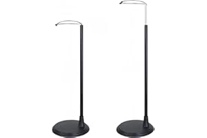 ZITA ELEMENT 2PCS Black Adjustable Doll Stand for 18 inch doll and Baby Dolls Display Holder