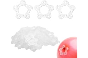 JRYXDS Lot De 50 Clips De Fixation Pour Arche De Ballon Connecteur De Ballon Pour Anniversaires, Fêtes De Famille, Mariages