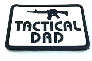 SMARTPOORER Tactical Dad Airsoft PVC Moral Parche