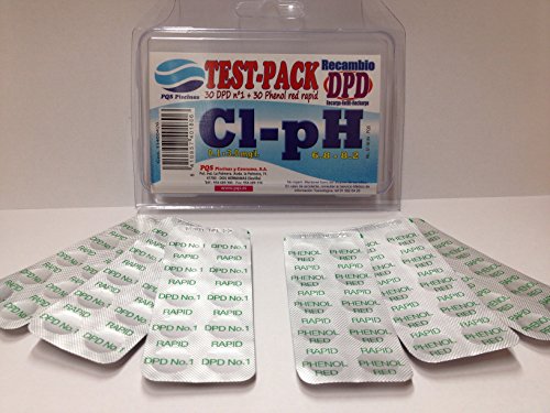 DPD ricambio Test (30 pastiglie DPD1 30 pastiglie Phenol rete per piscine e spas.