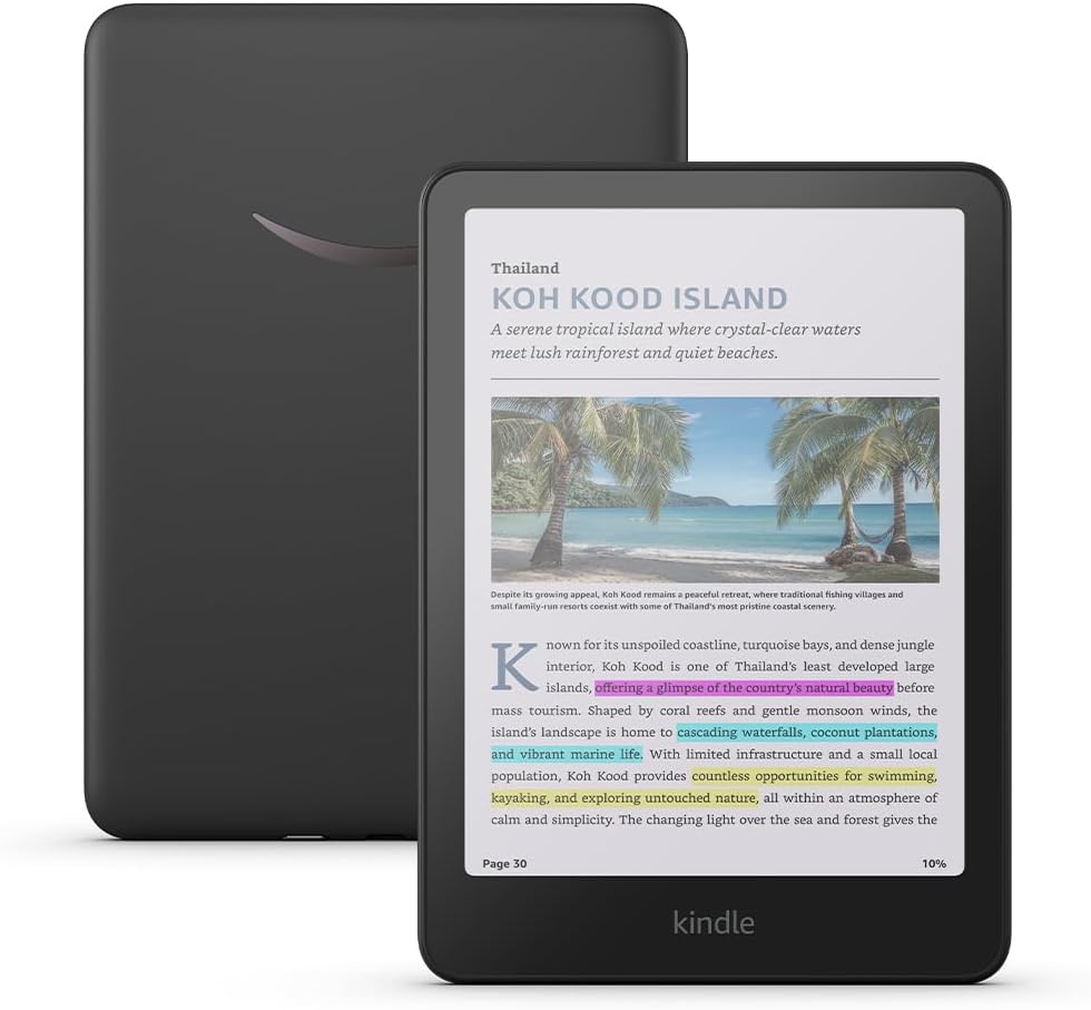Avis d'Expert & Test Approfondi : Amazon Kindle Colorsoft newest gen With colou (Amazon)
