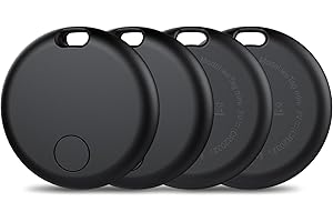 ‎AOWOKA Air Tracker Tags 4er Pack Schlüsselfinder, Air Tracker Tag Kompatibel mit Apple Wo ist? APP (Nur iOS), Koffer Tracker für Taschen/Gepäck/Key, Batterielebensdauer EIN Jahr, IP67 wasserdicht (4er Pack)