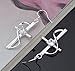 Hosaire 1 Pair Earrings Fashion Elegant Women Girls Jewelry Crystal Cross Diamond Earrings Stud Clip For Holiday Gifts