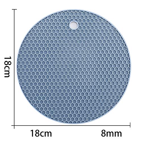 Flyes Honeycomb Food Grade Silicone Meal Coaster Anti-Slip Insulation Pad Heatproof Placemat