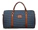 The Clownfish Tapestry Faux Leather 1200 Cms Vintage Light Blue Soft Travel Duffle bag RS.1390.00