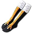 Well Buy Chicken Feet Socks - Funny Knee High Novelty Pattern Athletic Stockings for Women, Girls, Children - Striped Cosplay Funny Gifts