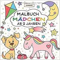 Malbuch Mädchen ab 2 Jahren: Mein erster Malspaß im großen Quadrat