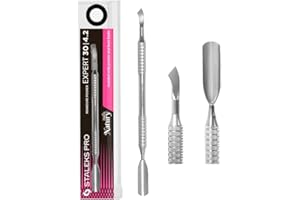 STALEKS PRO by Natury Nails spingitore per cuticole. Manicure e pedicure. Acciaio inossidabile. Expert 30/4.2