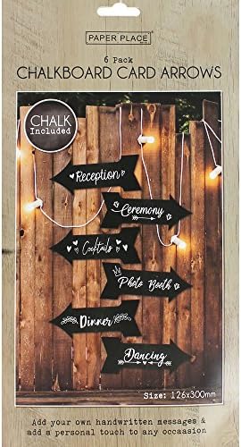 Chalkboard Card Arrows - Pack of 6