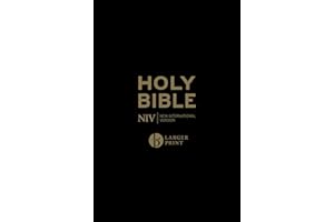 NIV Larger Print Personal Black Leather Bible