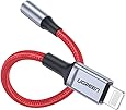 UGREEN Headphone Adapter for iPhone [MFi Certified] Aux to Lightning Adapter Braided Headphone Jack 3.5mm Earphone Adaptor Compatible with iPhone 12 7 7P 8 8P X XR XS 11 Pro Max SE 2020