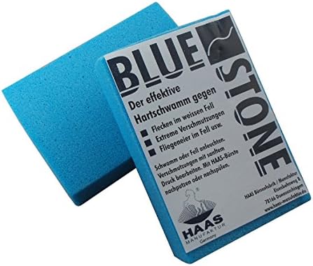 Bluestone effective hard sponge against stains in white fur / fly eggs Haas