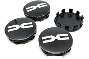 KENANS Paquet de 4 Capuchons de moyeu de Voiture pour Dacia Duster Logan 56mm, Capuchons de moyeu de Roue Capuchons de moyeu Capuchons de moyeu personnalisés
