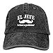 Produktbild XLABDZ Funny Fashion Hat Baseball Cap EL Jefe -The Boss in Spanish Funny Mexican Cotton Adjustable Jean Cap Baseball Caps for Adult