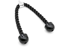 Fortitude Sports Tricep Rope 70cm | Heavy Duty Triceps Gym Rope Cable Attachment For Exercise Machines | For Bicep Curls, Triceps Press Downs/Extensions