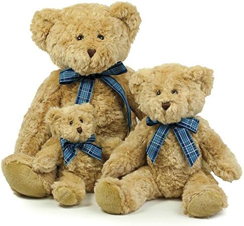 Cuddly Mumbles Bracken Teddy Bear - Available in Small, Med - Brown (Light) - M