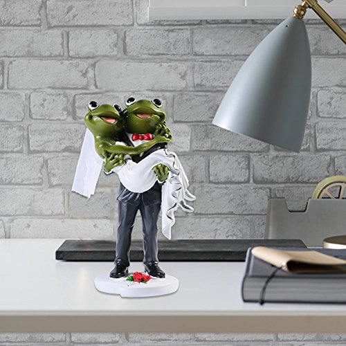 Giftgarden Herr Frosch trägt Frau Frosch Tischdeko Tortendeko - 5