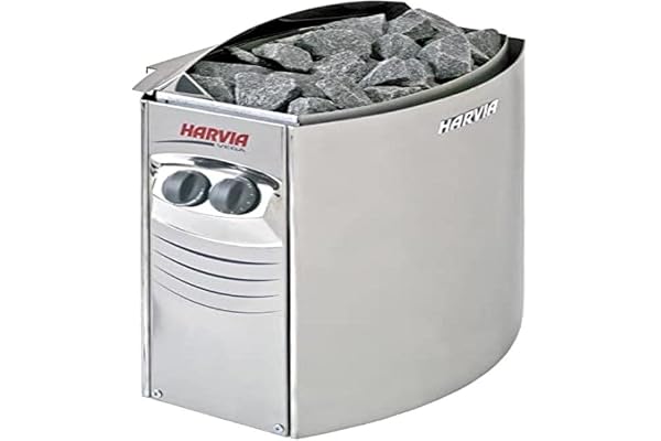 Sauna Poêle Électrique Harvia Vega 8,0 kW avec unité de contrôle encastré BC80, Taille de sauna: 7 - 12 m³ , Tension 400 V 3N ou 240 V 1N