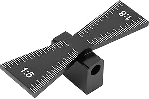 MAGT Guide Queue D'Arronde Queue D'Aronde Marqueur À Queue D'aronde Pour Le Travail Du Bois, Outil De Guide De Queue D'aronde En Jauge De Bois Coupé À La Main, Modèle Pour Queue D'aronde Taille