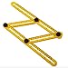 Price comparison product image ZFLIN Angle Ruler, Angle Measurement Tool,Angle-izer Template Tool Multi-Angle Measuring Ruler General Tools for Carpenter1pack 