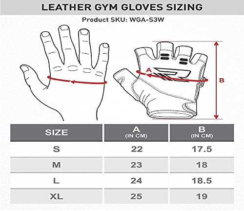 RDX Gym Fitness Handschuhe Gewichtheben Bodybuilding Workout Sports Gloves Trainingshandschuhe - 6