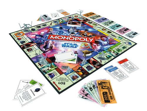 Imagen 2 de Parker 04351100 - Monopoly Star Wars, Clone Wars (Importado de Alemania)