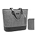 Produktbild UtoteBag Umhängetasche für Damen, für Notebooks mit Einer Größe von 39,6 cm (15,6 Zoll) und großen Notebooks, ideal für Reisen und Shopping. 15.6pollici Nylon Grigio