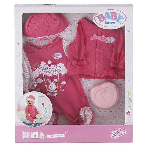 Zapf Creation 820735 - Babypuppen und Zubehör - Baby born - Deluxe Erstausstattung
