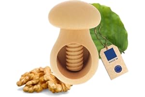 Hofmeister Holzwaren® Nutcracker Made Of Beech Wood, Eu Natural Product, Cracks Any Nut (Untreated, 10 Centimeters)