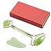 Produktbild Jade Roller, Gesicht Massager Gua Sha Board, (Anti Aging - Anti Wrinkles - Skin Detox) Face Massagegerät Stone Set Tool, Echte Natürliche Jade Stein, Für Gesicht Körper Brust Rücken Arme Taille Bein
