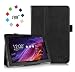 Produktbild HP (Hewlett Packard) Bachlauf 17,78 cm Standfuß, klassische FYY Slim Fit Folio Lederschutzhülle für HP (Hewlett Packard) Bachlauf 17,78 cm rot schwarz Für Asus Transformer Pad TF103C