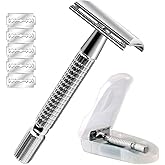 Valkyrie Paslanmaz &Ccedil;elik Kutulu Manuel Geleneksel Traş Aleti Makinesi 5 Jilet