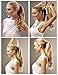 Forever Young 22" Clip In Ponytail Hair Extension Piece Wrap On Hair Wavy Style French Vanilla & Bleach Blonde 22/613#